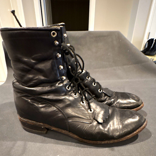 Vintage justin 506 black - justin,